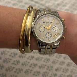 Michael Kors Two Tone Watch